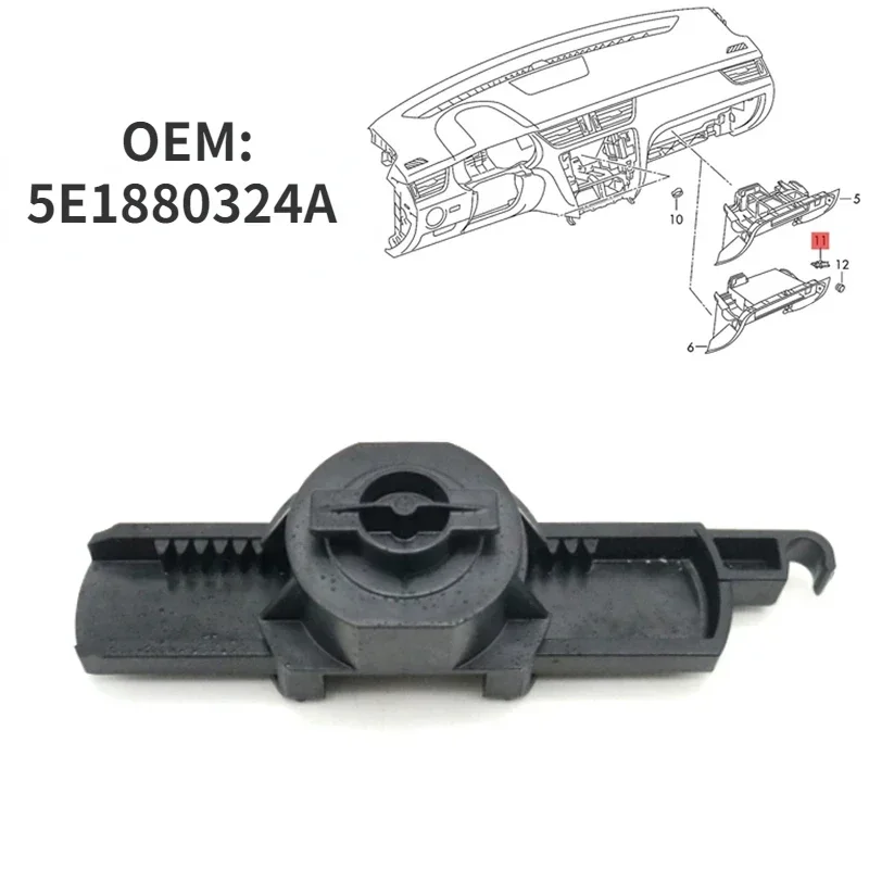 

5E1880324A Left Hand Drive Front Right Glove Box Damper Brake Strut Element For Skoda Octavia 3 A7 2013-2021