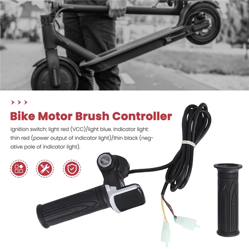 Motor controlador cepillado para patinete eléctrico, Kit de agarre de giro de acelerador, piezas de repuesto para bicicleta eléctrica, 36V, 1000W