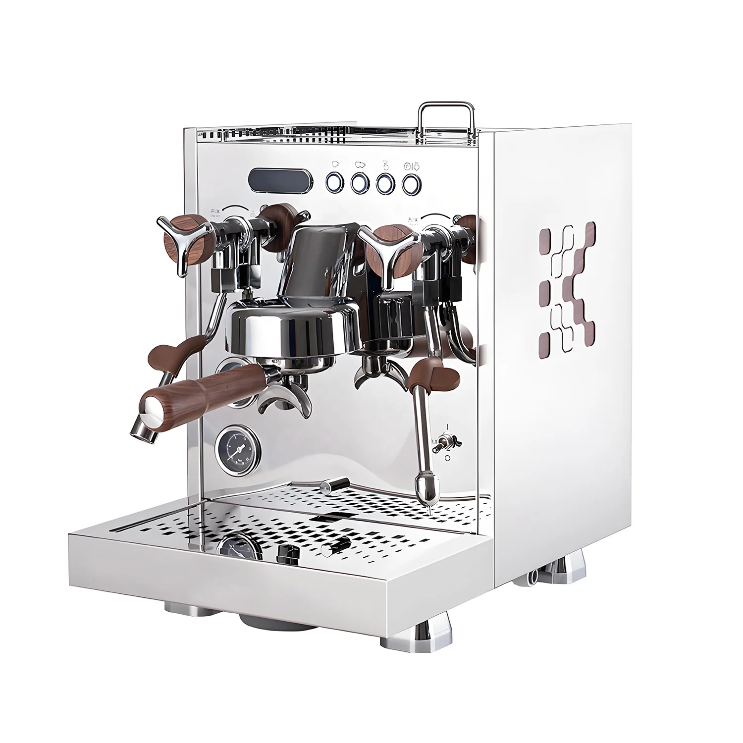 2200W 15 Bar Single Group Stainless Steel Espresso Machine Professional Coffee Maker For Commercial & Home Cafe Use