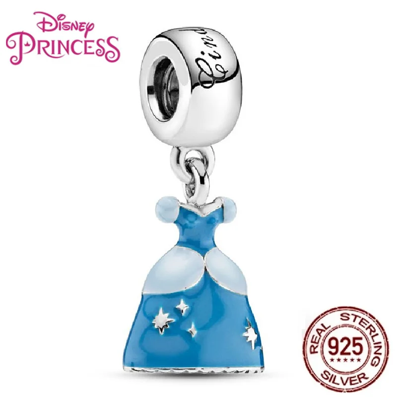 MINISO Princess Series Charms Bead Fit سوار أصلي DIY مجوهرات هدايا 100% S925 فضي