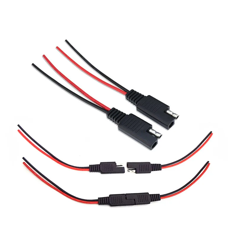 5Pairs DIY SAE 12V 18AWG 10CM Power Automotive Extension Cable Male Female Plug Wire Connector Cable Vehicle Extension Cable J17