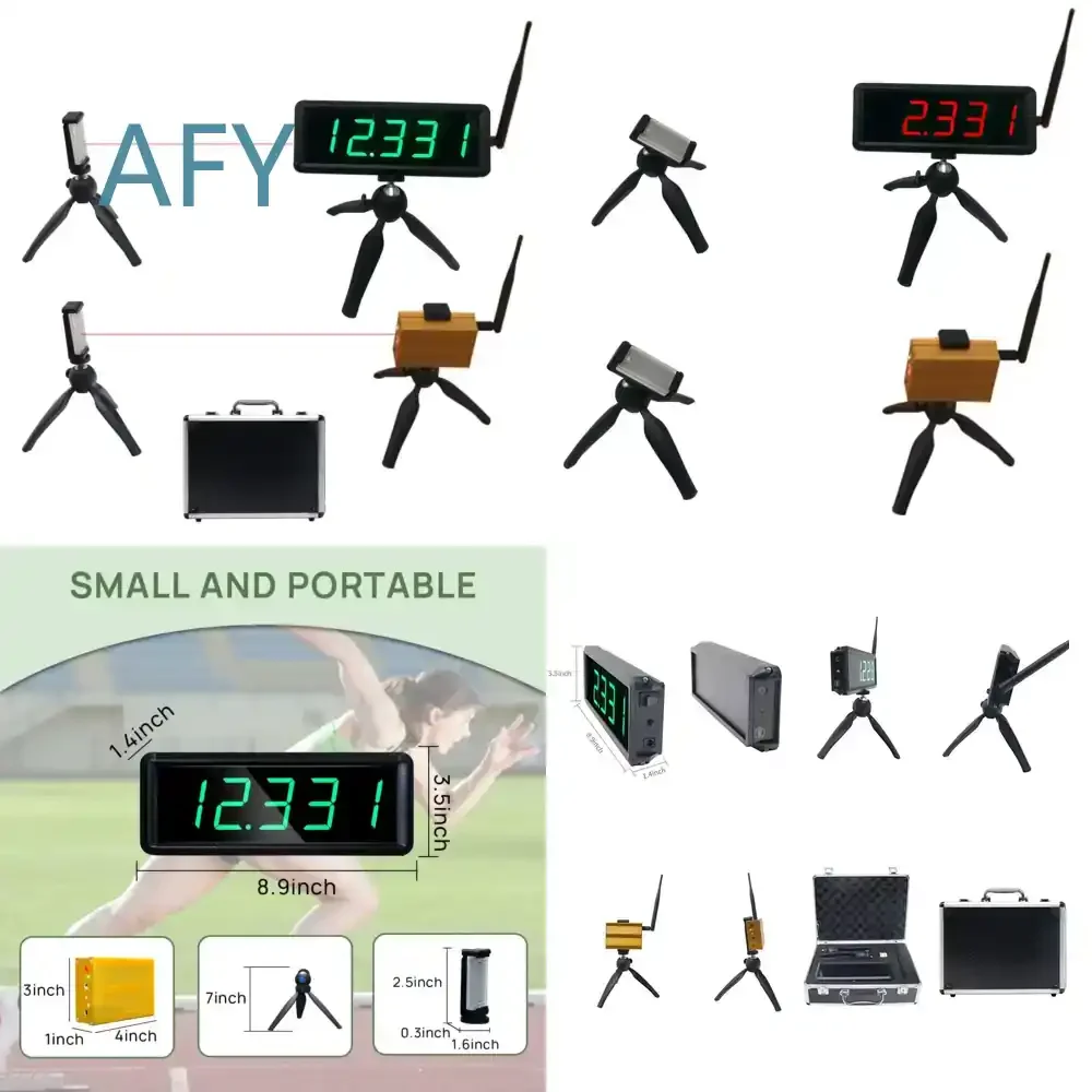 YIZHI Custom Start End Positions Single Person Wireless Gates Timer for Sports Athletic Running Speed Training for Track and