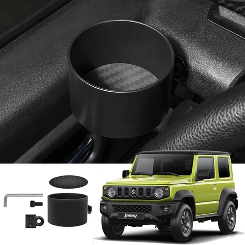 Imagen 1 del producto Para JIMNY JB64 JB74 2023 2022 2021 2020 2019 portavasos multifuncional para coche portabotellas de café y bebidas accesorios de estilo automático