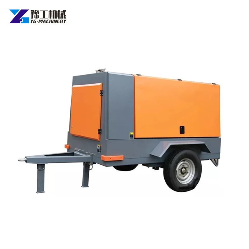 air compressor for borehole drilling rig