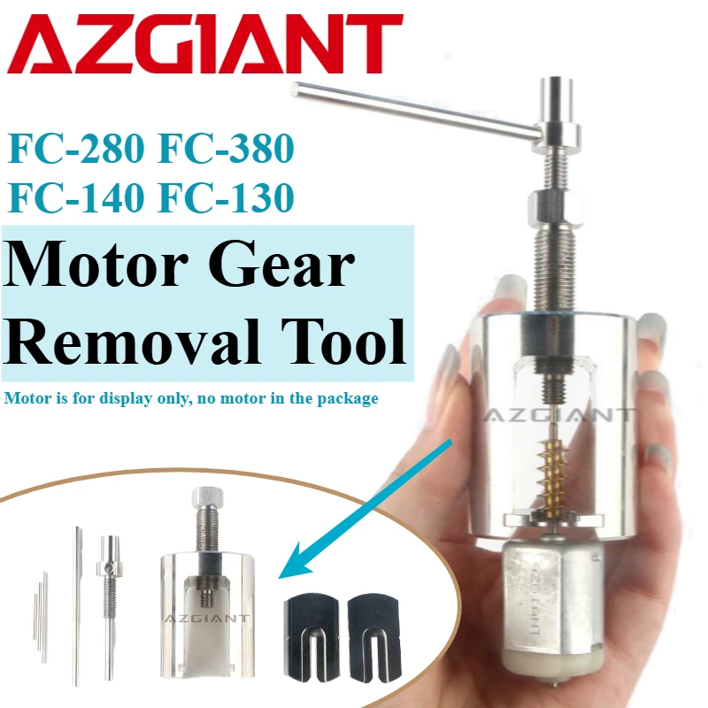 FC280 FC380 FC140 FC130 Motor Pinion Gear Worm Puller Remover Tool, Rotary Rod, Motor Bolder, Rotary Bar, Sliding Plate