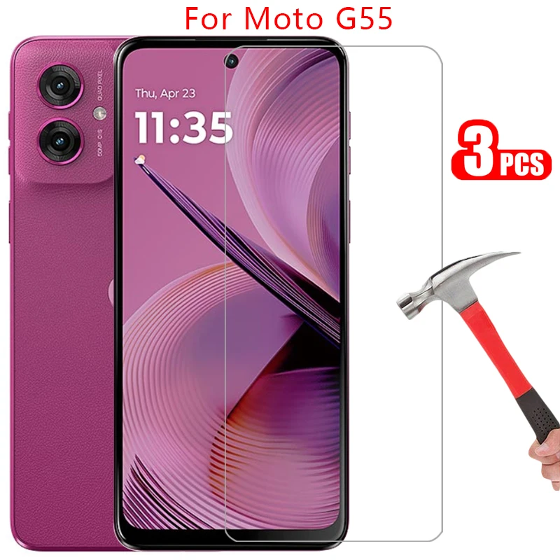 protective tempered glass for motorola moto g55 screen protector on motorolag55 motog55 g 55 55g phone film glas mot g55glass