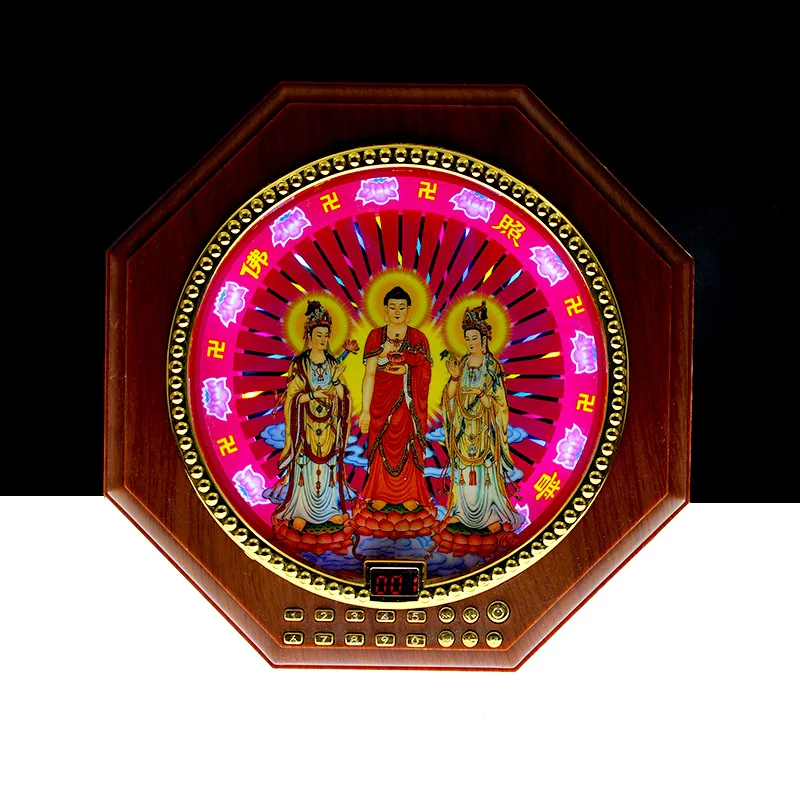 

Buddha Machine 269 Lotus Lights Household Plug-in 24 Hours Playback Multi-function Player Can Rotate Light