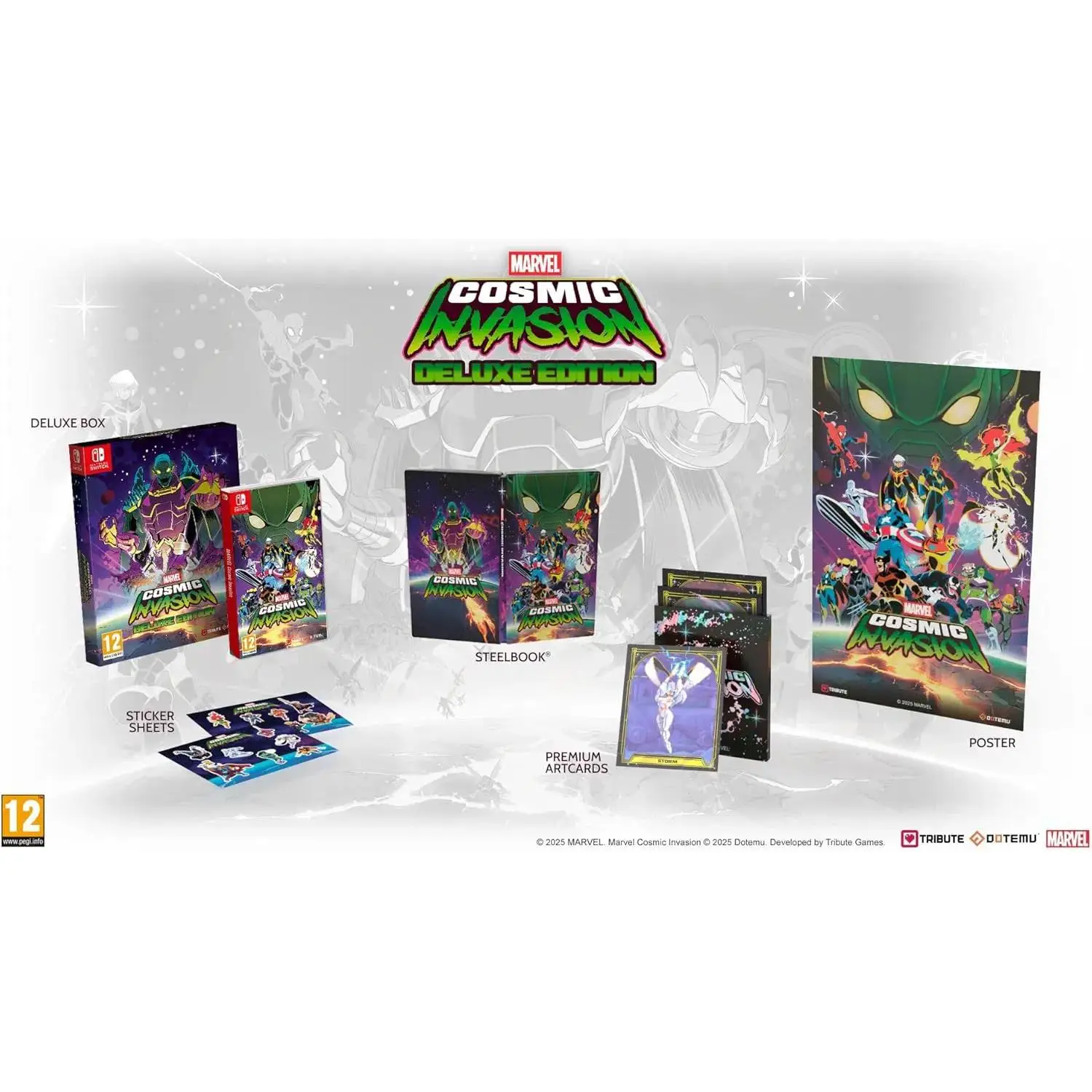MARVEL Cosmic Invasion Deluxe Edition (Importacion UK) - Nintendo Switch - Nuevo precintado