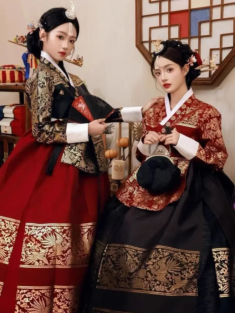 2025 New High-end Yanji Korean Princess Palace Korean Hanbok Ethnic Performance Dress Travel Photography Clothes