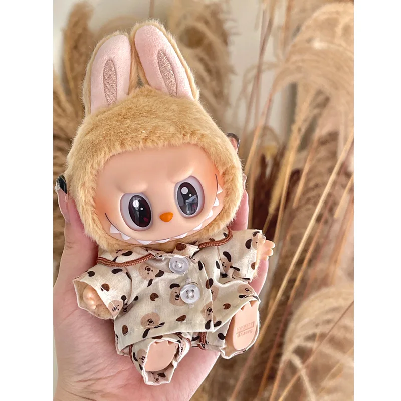 

LABUBU Rabub Vinyl Plush Doll First Generation And Second Generation Spring Wild Autumn Pajamas Set GiftGift