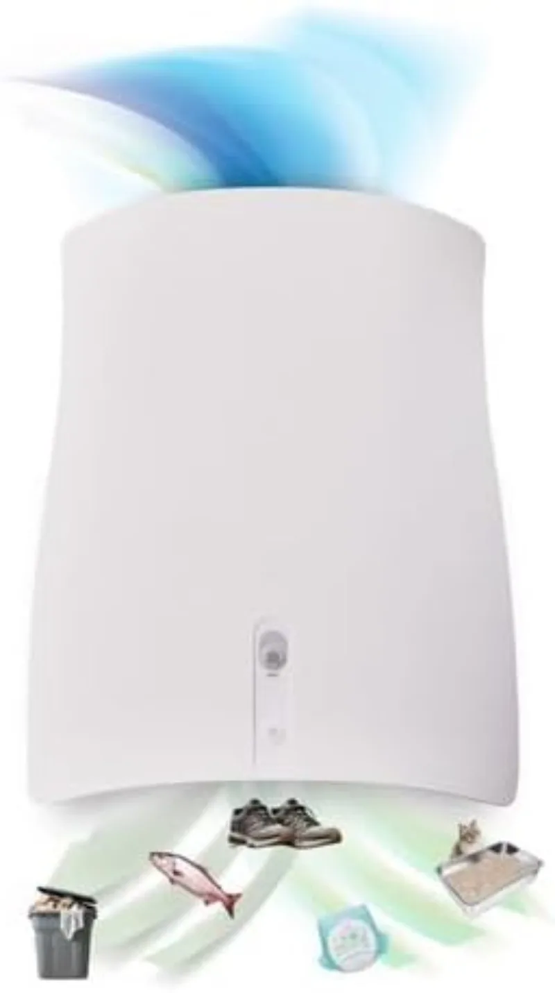 

Air Purifier for Strong Odor, Viruses and Bacteria - Filterless, Quiet Wall-Mount Air Cleaner for Home