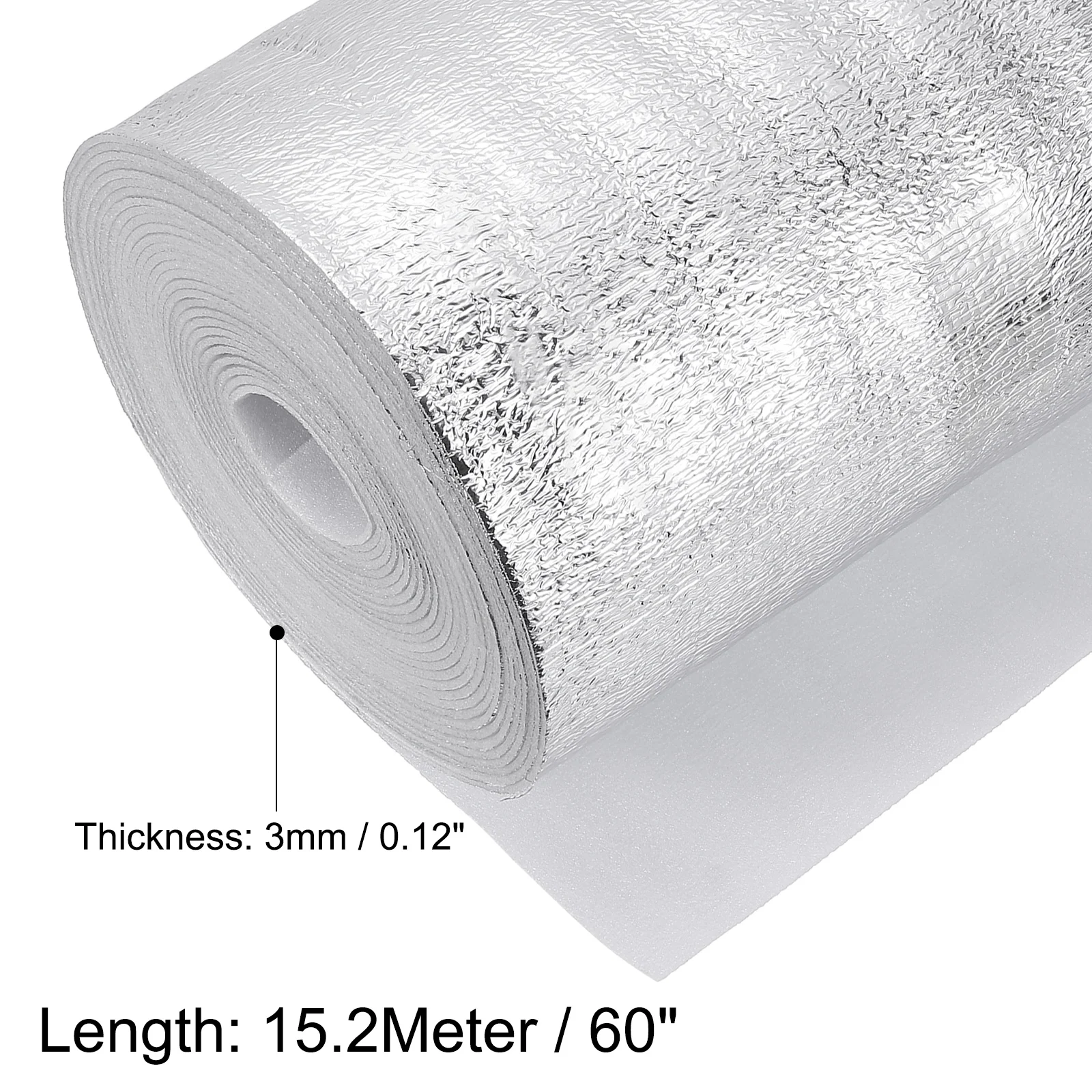 Reflective Insulation Foam Core Radiant Barrier Double Side Foil Cold and Heat Shield Thermal Insulation for Ceiling Wall Window