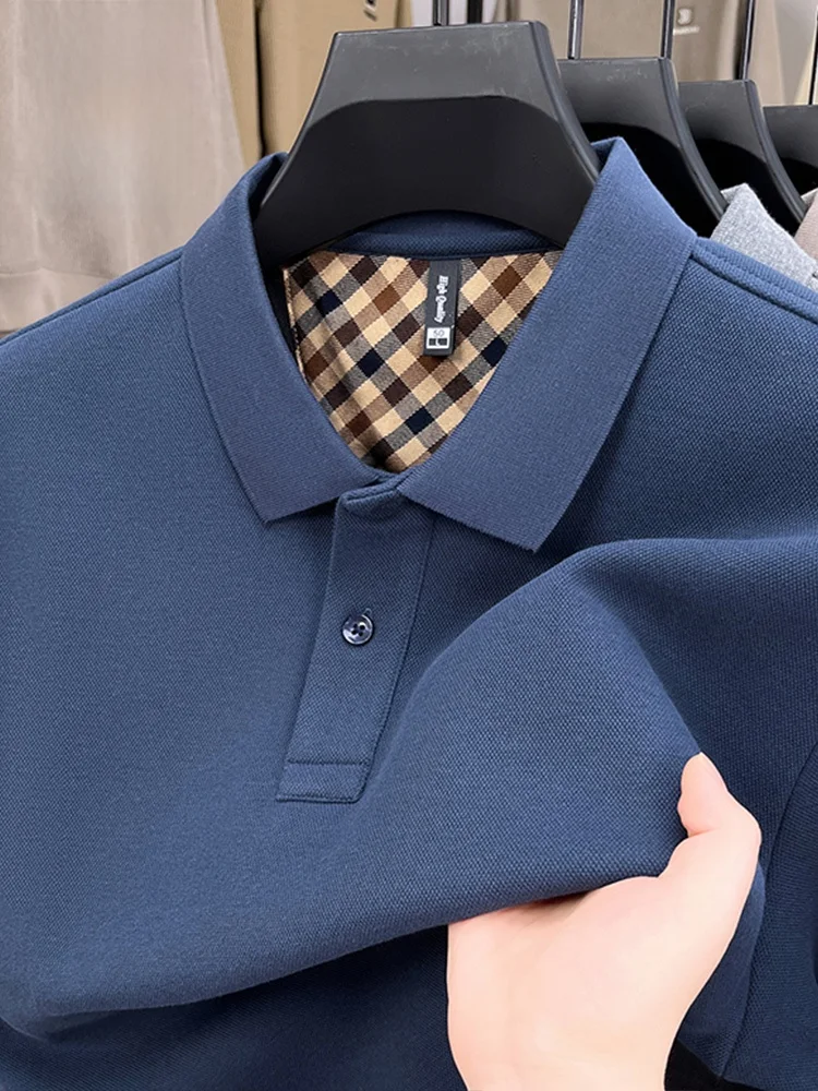 

Lormen Pure Cotton Fce Lined Thi Long Sve Large Size T-irt Casual Warm irt for Men Autumn Winter Color