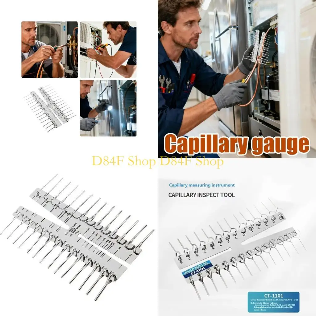 D84F Expert Level HVAC Testing Instrument For Inside Outside Pipe Measurements Without Changing configuration