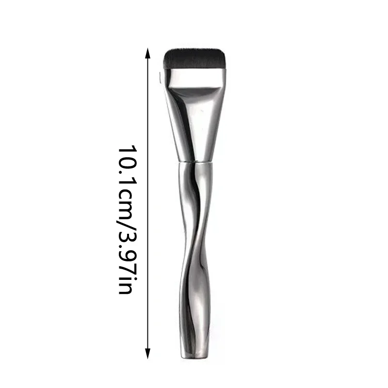 Pennello per fondotinta con una sola parola Pennello per contorno viso leggero e sottile Pennello per contorno piatto Pennelli per trucco in crema per fondotinta