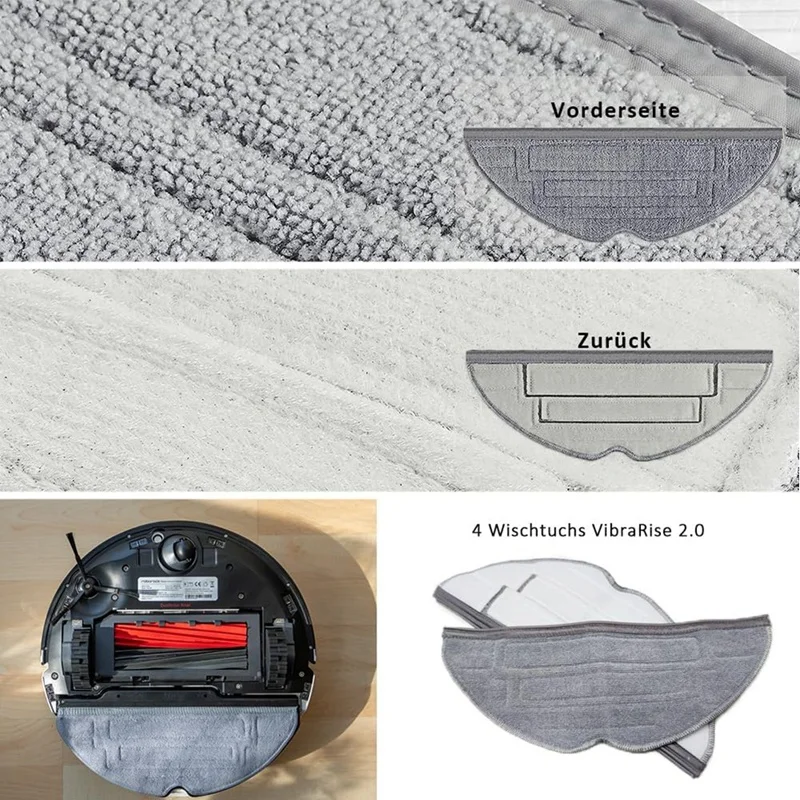 สําหรับ Roborock S8 S8 Pro Ultra S8 + อะไหล่หลักแปรงด้านข้าง Mop ผ้ากรอง HEPA อะไหล่อุปกรณ์เสริมอะไหล่