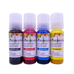 Sublimation Ink 70ml Refill Kit For Epson 104 EcoTank Printer ET-2710 ET-2711 ET-2712 ET-2714 ET-2715 ET-2720 ET-2726 ET-4700