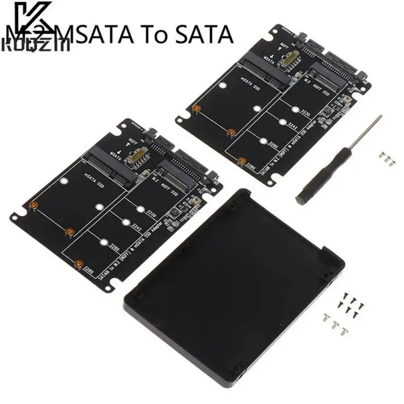 M.2/mSATA to SATA Adapter M.2 NGFF mSATA SSD to SATA3.0 2.5