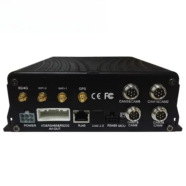 4G Bus Vehicle Security MDVR Car Mobile DVR 8 Channel Input H.264 OEM
