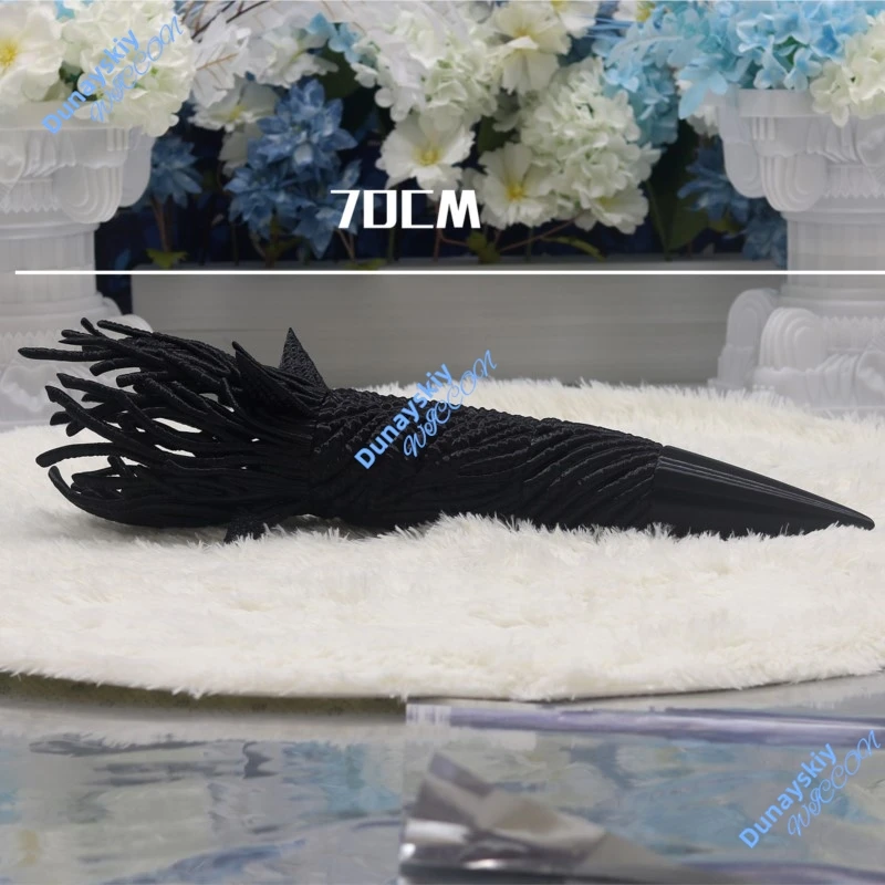 Anime Rezee Demon Cosplay Set Black Gloves Vest Apron Devil Prop Halloween Party Accessories view 4