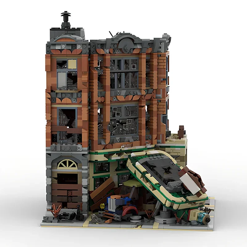 3066 pz MOC Angolo Garage Apocalypse Versione Modulare Modello Building Blocks FAI DA TE Regalo Di Natale Idea Creativa Giocattolo di Mattoni Compleanno