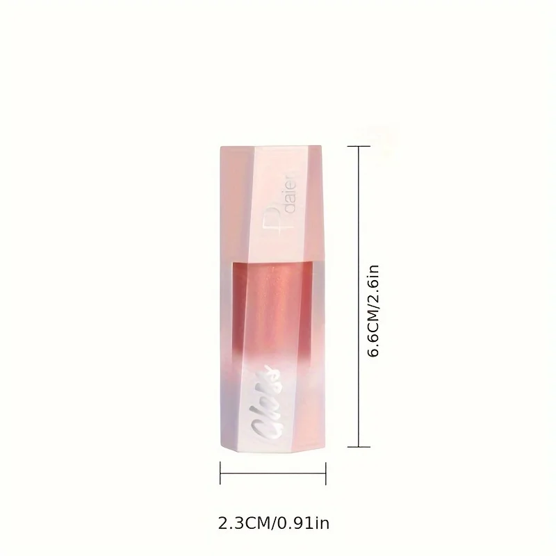 أحمر شفاه سائل لامع بـ 8 ألوان، ملمع شفاه ناعم لامع بالألماس، ملمع شفاه عالي الصبغة مقاوم للماء يدوم طويلاً، هدايا للفتيات