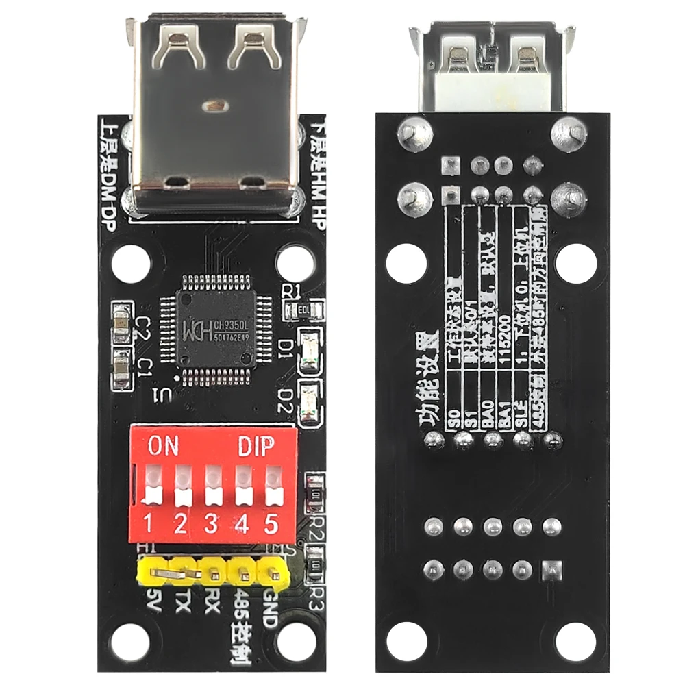 CH9350 Module HID-to-Serial Converter Module for Keyboard Mouse and Barcode Scanner Conversion to Serial Port KVM Extension