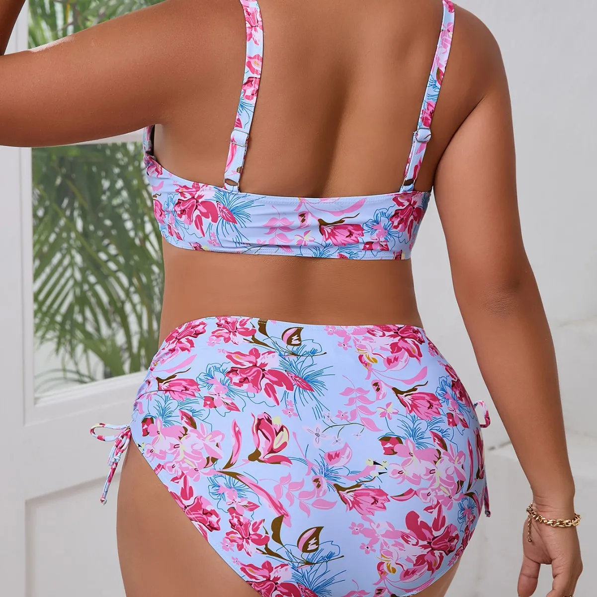 Sexy Bikini Set Plus Size Swimsuit Woman Tankini 2026 Push Up Swimwear Women Bathing Suit Beachwear Two-Piece Swimming Suit 5XL