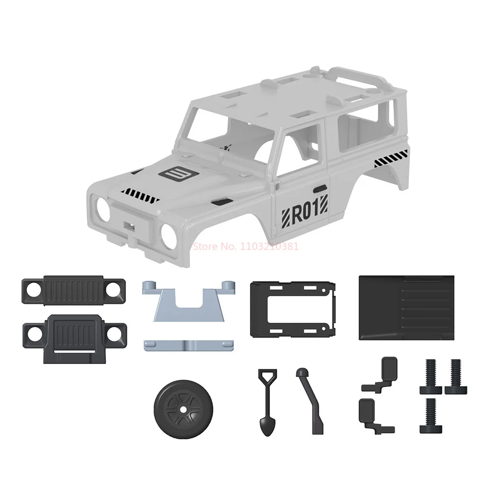 Nieuwe Ldarc R01 Mini Rc Crawler 1/64 Gesimuleerde Elektrische Afstandsbediening Model Auto Tafelblad Rtr 2.4 ghz Volwassenen Kinderspeelgoed Gift