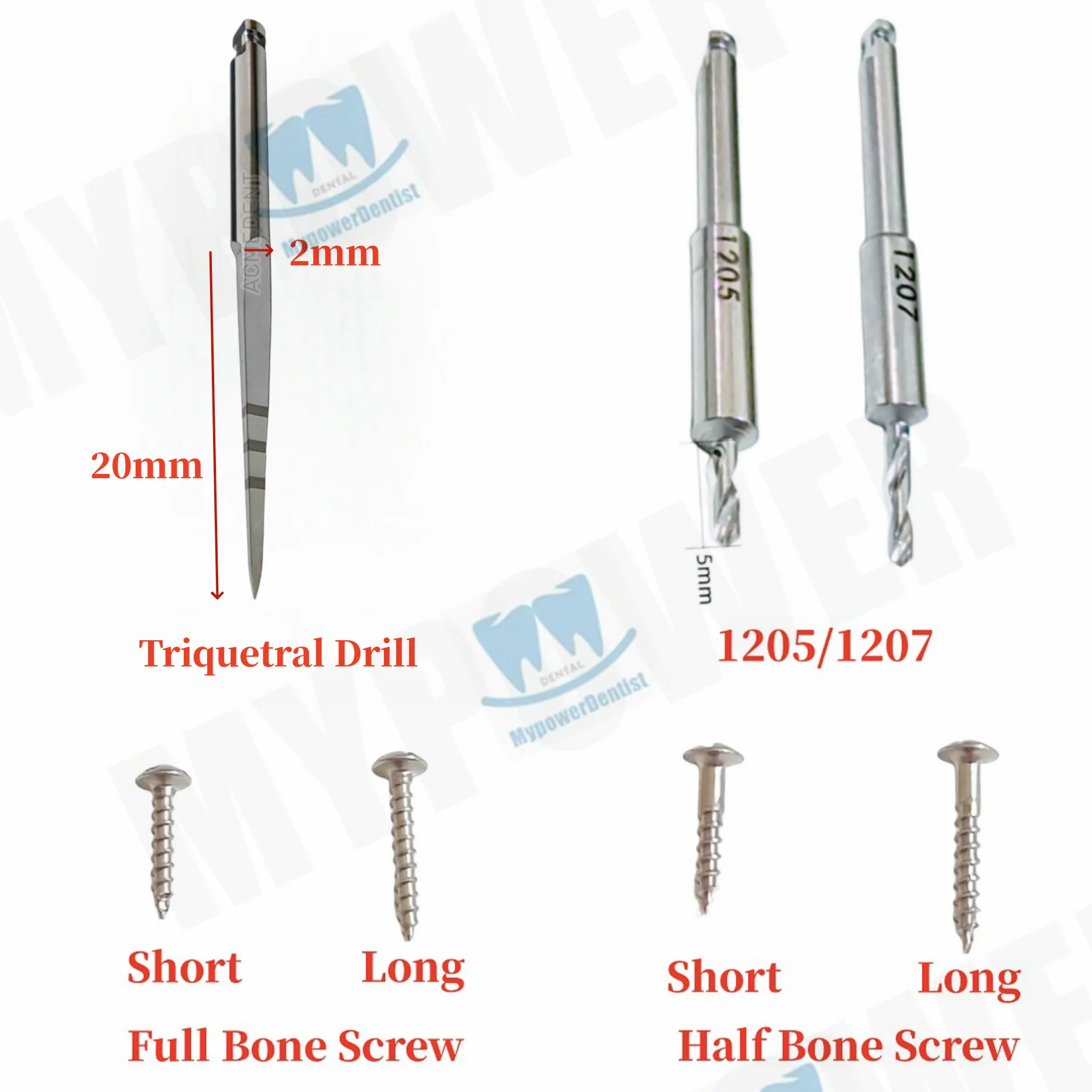 

Dental Pilot Drill/Bone Screw GBR Tent Fixation Mini Screws Insertion Socket Head Screws/Dental Lance Pilot Spade Marking Drill