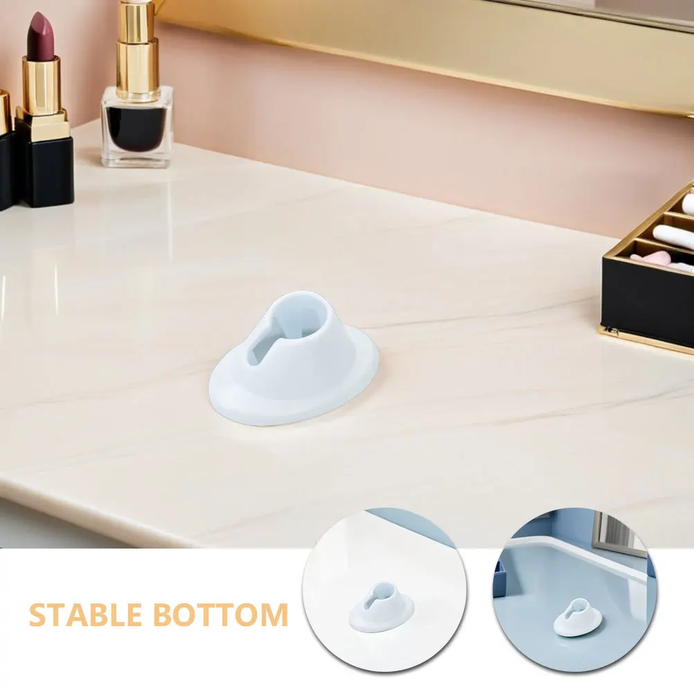 10 szt. Stojak na akcesoria do paznokci, elastyczny silikonowy uchwyt na butelki, zapobiegający rozlewaniu, do przechowywania lakierów i szminek w podróży.