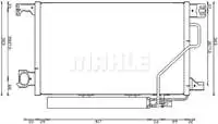 Store code: AC662000S for air conditioner radiator W203 0207 CL203 C209 C209 C209 C209.