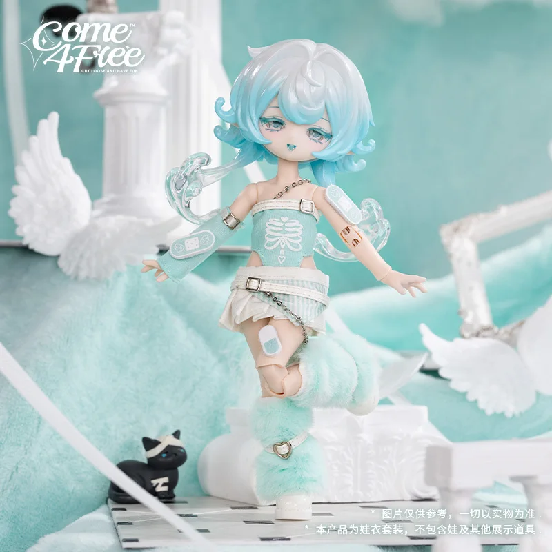 

Новая повседневная коллекция Come4free, цветная одежда для куклы по рецепту, аксессуары Ob11, одежда для кукол Bjd, коллекция игрушек-сюрпризов, подарок