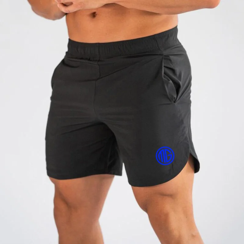 Men Summer Jogger Short Quick Dry Training Fitness Sportswear Sweat Pant Solid Pant weightlifting Gym Workout Cool Short Fitness