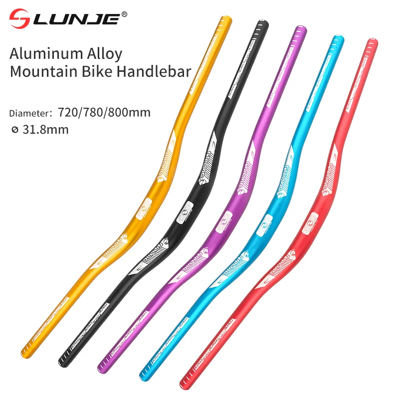 

MTB Bicycle Swallow-shaped Handlebar Mountain Bike Accessories Downhill Handlebar Horizontal Bicycle Handlebar 720mm 780mm