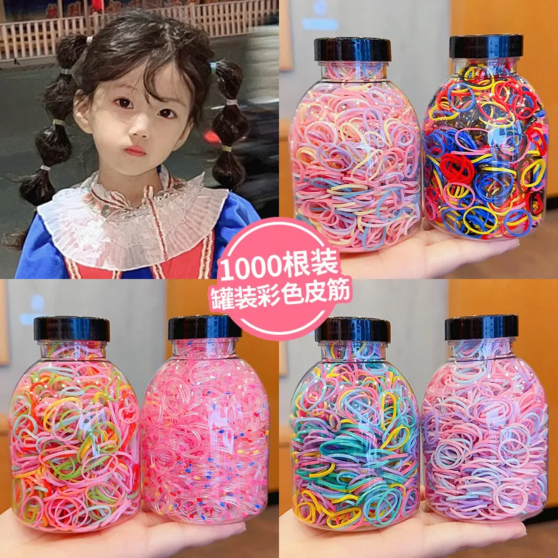 

Colourful Disposable Rubber Band Elastic Hair Bands Headband Children Ponytail Holder Bands Kids Hair Accessories 2024