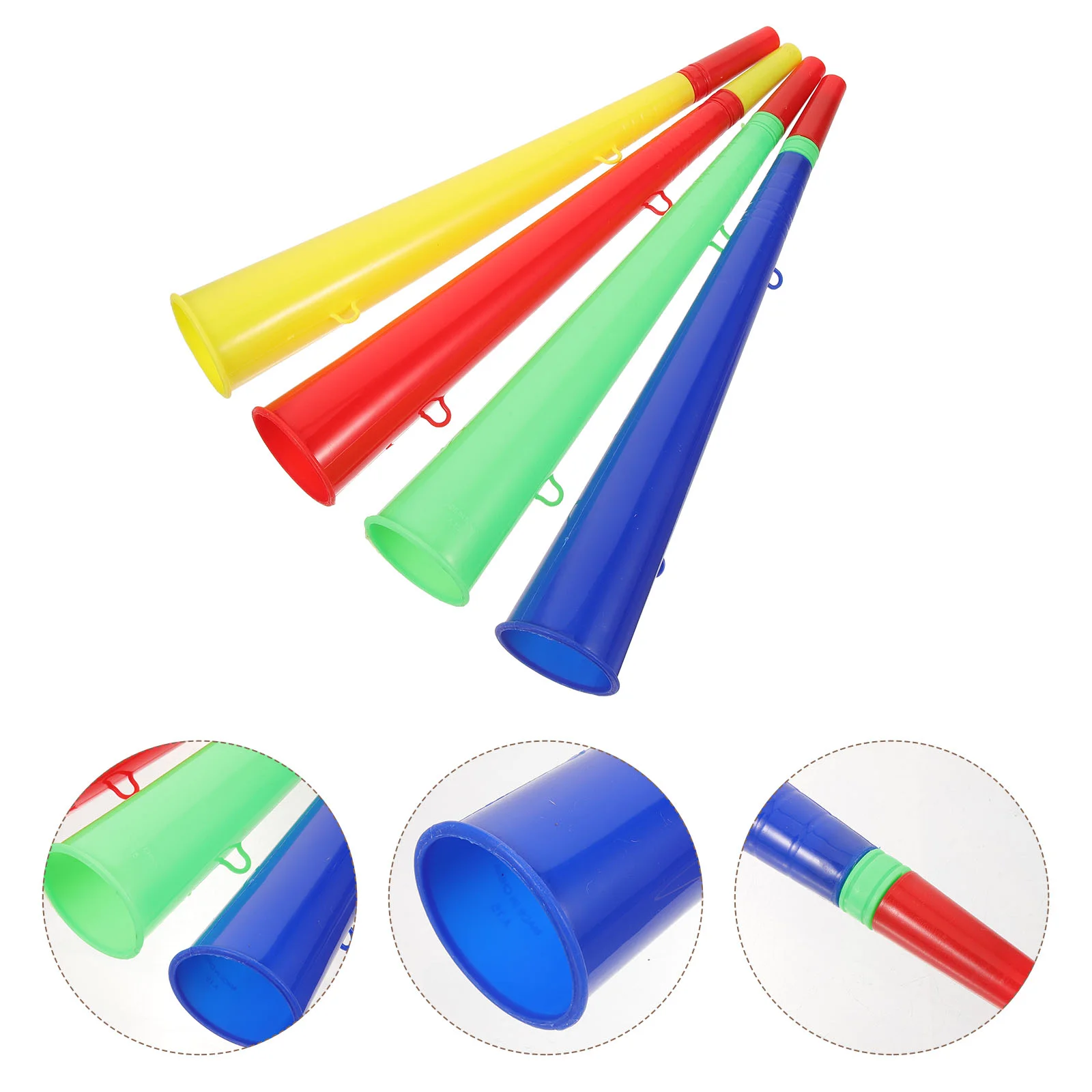 

6PCS Sports Game Plastic Trumpet Fans Props Party Concert Horn Ornaments (Random Color) sports fans trumpet