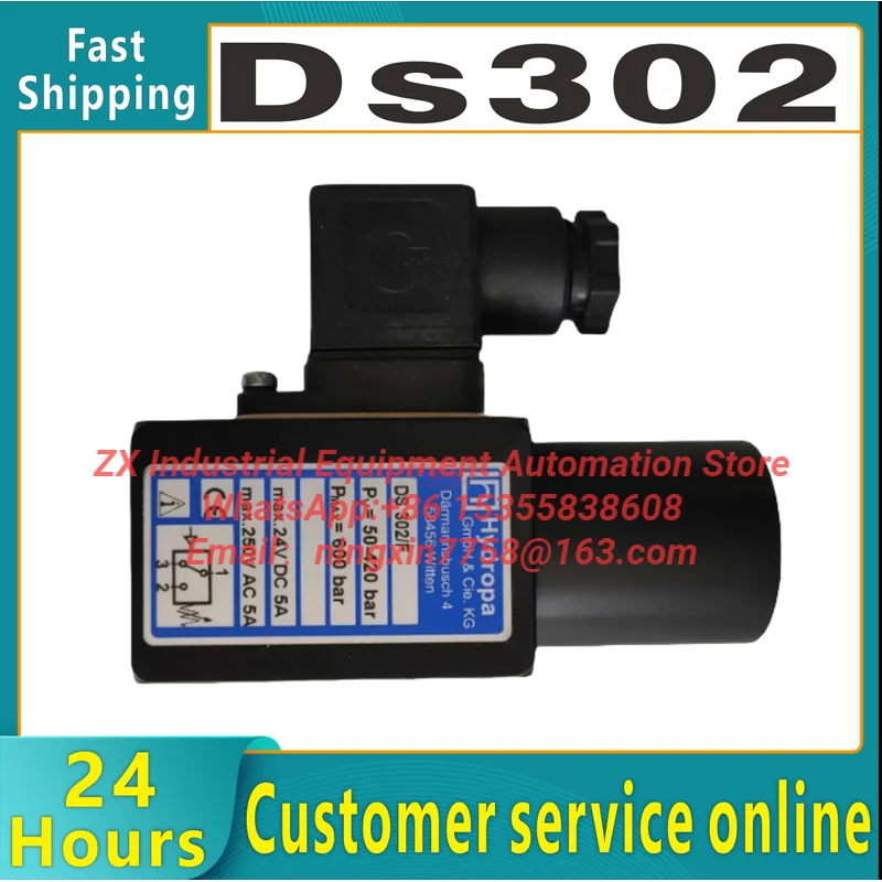 New original HYDROPA pressure switch DS302/F/SS setting range 40-240kg