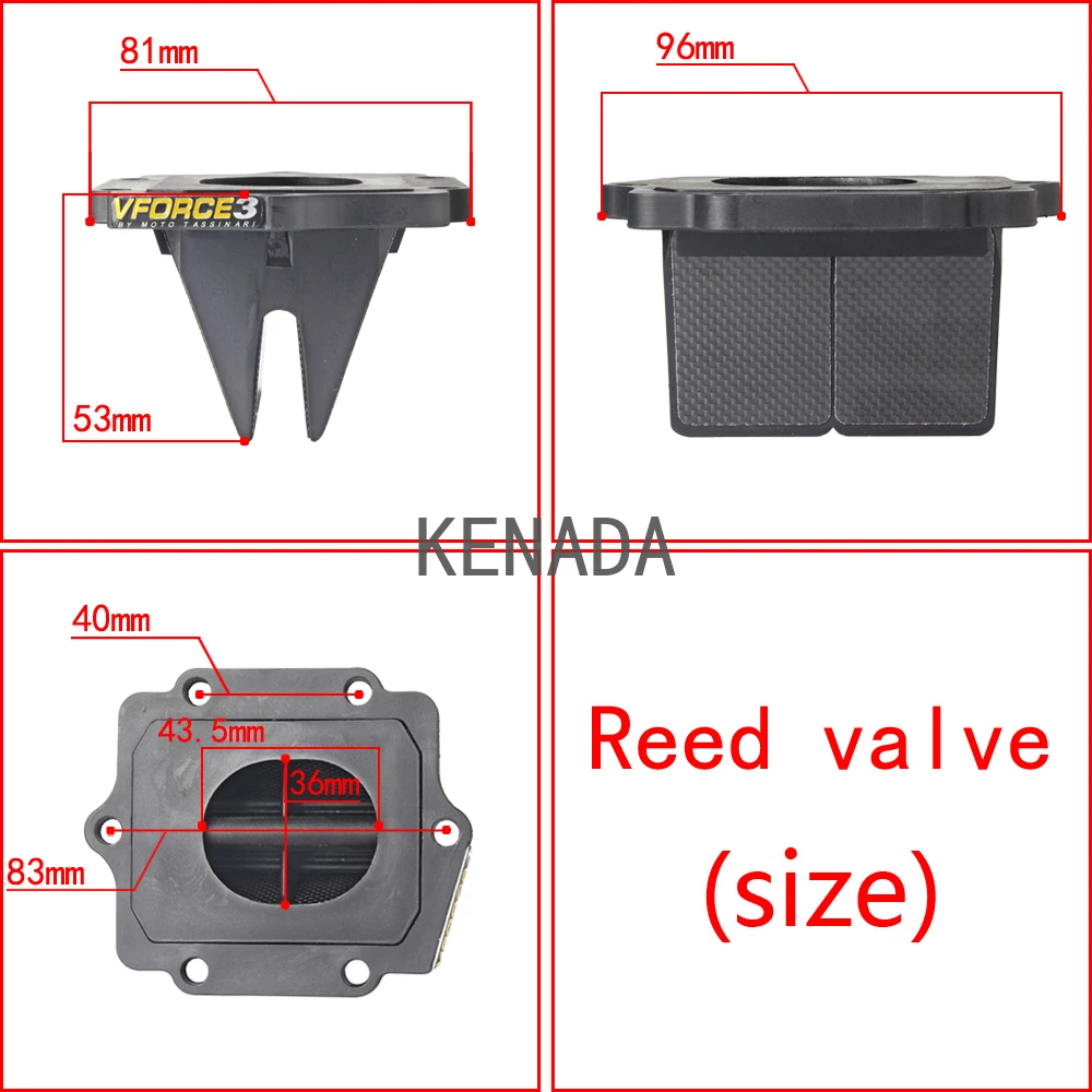 VFORCE3 reed valve Applies to KR kr150 zx150 zxr150 krr krr150 KR150 KX250 KMX125 KMX500 motorcycle