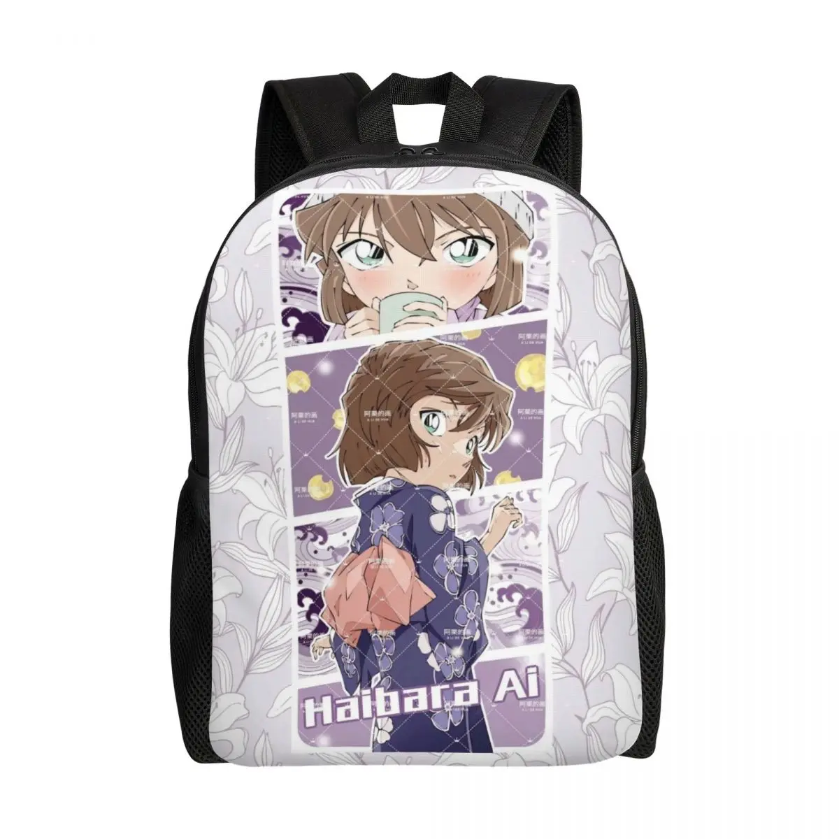 

Custom Funny Detectived Anime Conan Travel Backpack Women Men School Computer Bookbag College Student Daypack Bags