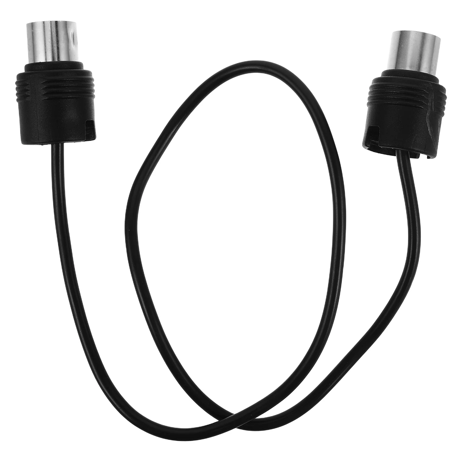 

5 Pin Male to Male Midi Cable Stable Connection 0.5m Dual Straight Right Angle Connector for Keyboard Electronic Drum Piano