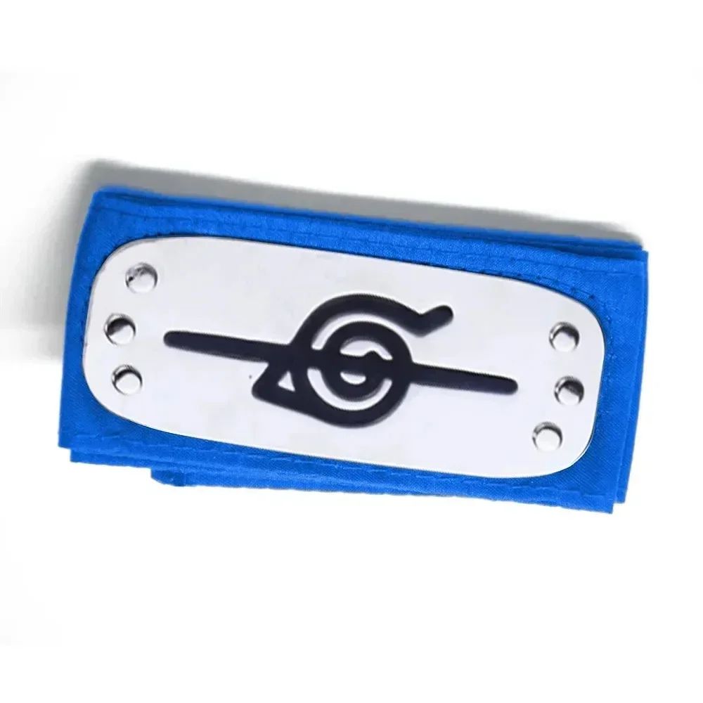 Bandai Naruto Sasuke Stirnband, Rebell Ninja Konoha, schützendes Stirnband, Kakashi Bandana, Cosplay, Anime, Kostümzubehör, Geschenk, Spielzeug