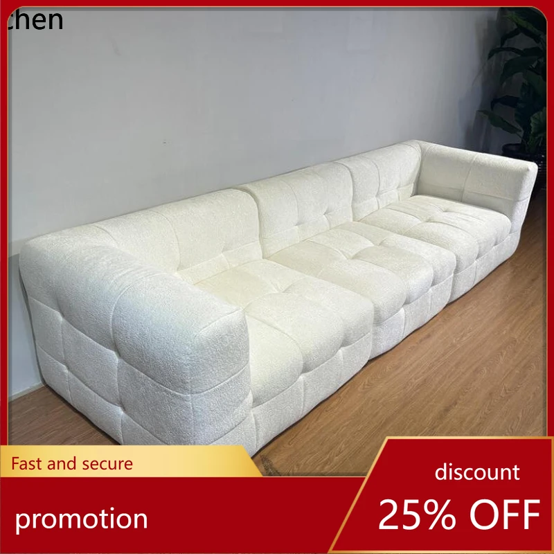 

HT pure sponge vacuum compression sofa household small apartment Italian straight row skeleton-free sofa