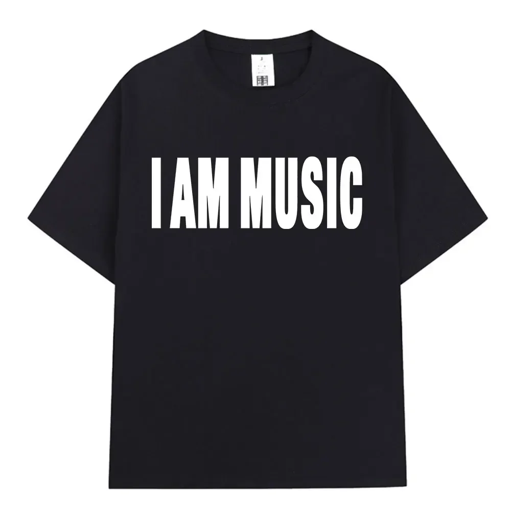 Camiseta con estampado de rapero Playboi Carti del mismo estilo I AM MUSIC para mujer, camisetas de moda de Hip Hop Opium, camiseta de gran tamaño