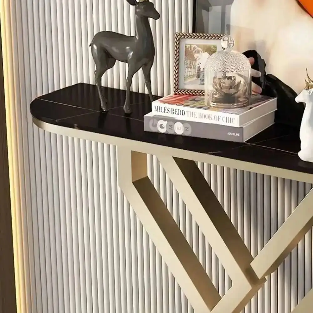 

Beauty Table Design Luxury Unique Nordic Console Aesthetic Console Table Glamour Trendy Wohnzimmer Tisch Living Room Furniture