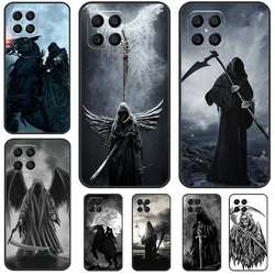 Death Grim Reaper Skull Phone Case For Honor 90 Lite 50 70 Magic 5 6 Pro 8X X6 X7 X8 X9 X8a X7a X6a X9b X9a Cover