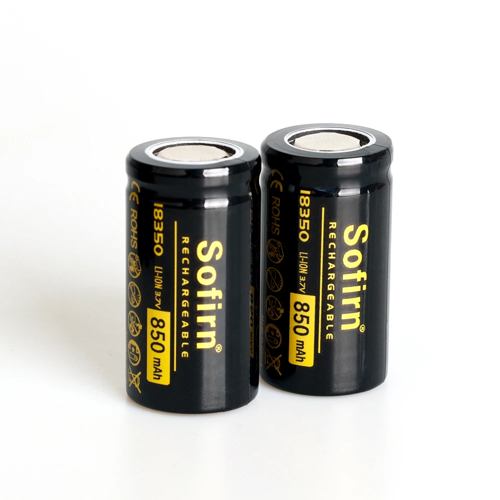 TLYA 2 Batterie Ricaricabili 3,7V 4000mAh – Ioni Di Litio Per Torce, Frontali E Giochi, Grande Capacità