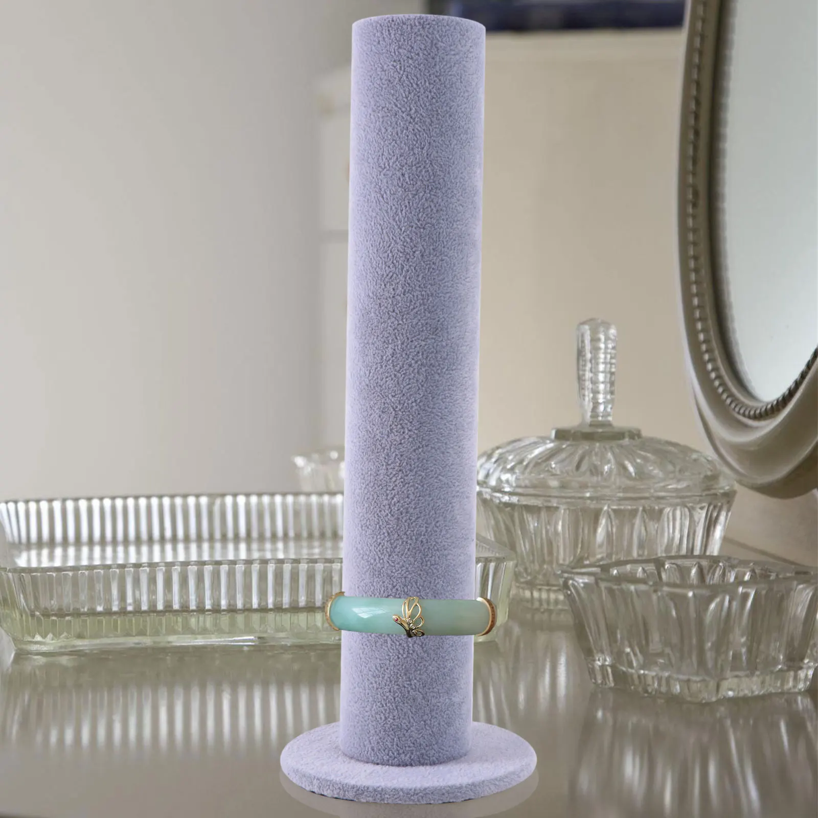 

2Pcs Vertical Jewelry Holder Stand Bracelet Organizer Display Rack for Hair Bands Bangles Storage Vertical Jewelry Holder