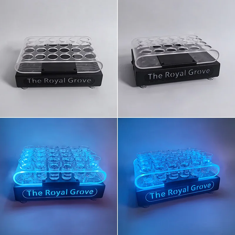 

Акриловый подстаканник из кованого железа, КТВ, бар, ночной клуб, светящаяся чашка, пуля, вино, один напиток, стакан, иностранный