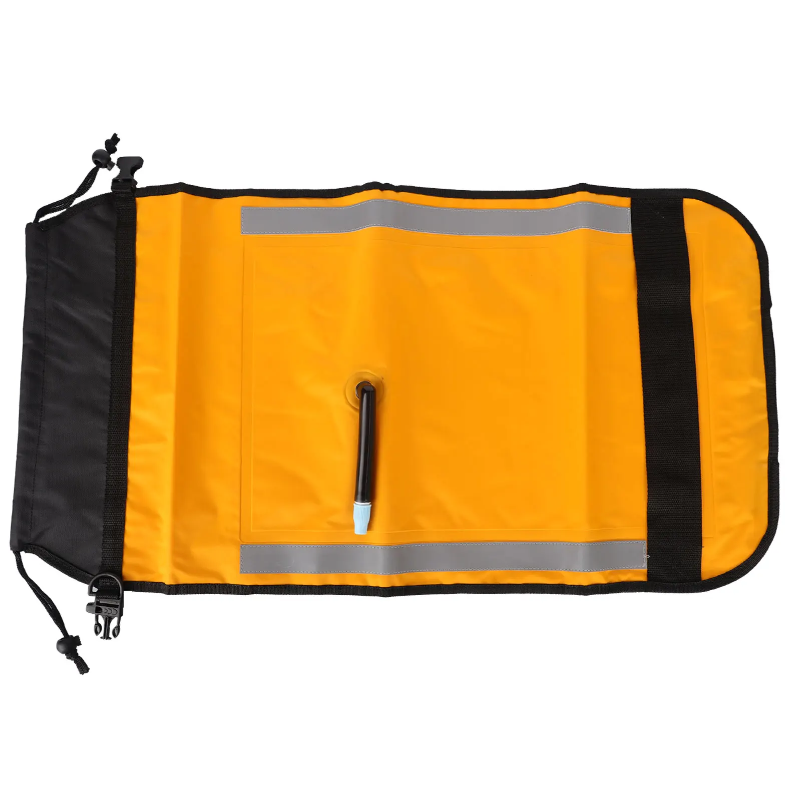 Ensure your Safety with this Self Rescue Float Bag for Kayaking Canoeing and Boating Bright Yellow for Visibility